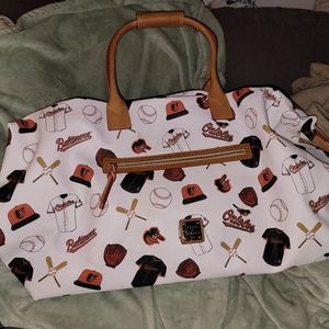 Dooney and Bourke Orioles weekender/overnight bag MASSIVE